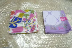 Barbie ハンカチ　privatelabel ２枚セット　管理g0131