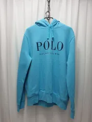 ポロラルフローレン ロゴ ブルー COLOR フーディー