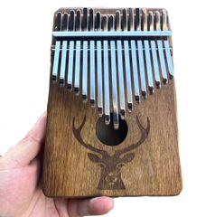 ほぼ新品、スミヤカ 箱型カリンバ 猫 透かし彫り 木製猫柄カリンバ