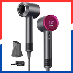 【数量限定】高濃度マイナスイオン 風温可視化】 ヘアドライヤー 速乾 美髪 1400W 【2026超高速&大風量モデル 高速ドライヤー 40m/s高風速 4段階温度調節&3段階風量 AIスマート温度制御 温冷風ワンタッチ切替 大風量 スマートメモリー機能 ヘア