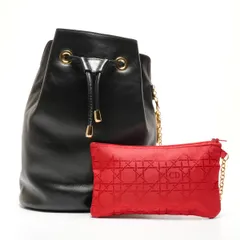 Christian Dior クリスチャンディオール ショルダーバッグ レザー 2way バックパック【中古】