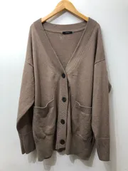 878☆JOURNAL STANDARD ジャーナルスタンダード☆コットンカシミヤ ビッグカーディガン☆ベージュ