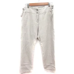 パドカレ pas de calais テーパードパンツ 麻 リネン 36 ベージュ /RTのサムネイル