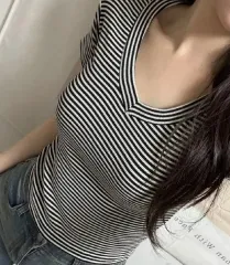 ボーダー柄 ストライプ 半袖 Tシャツ