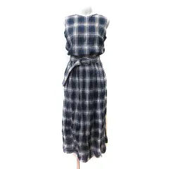 アーバンリサーチ ドアーズ URBAN RESEARCH DOORS ワンピース マキシ ノースリーブ チェック ONE マルチカラー /YI