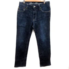 エディーバウアー EDDIE BAUER パンツ デニム ジーンズ ストレート ロング 31 インディゴ /RT
