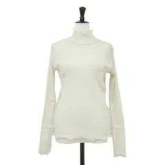 Spick&Span スピックアンドスパン カットソー ベージュ サイズ:FREE | 24秋冬 ハイネック ラメ プルオーバー / カットソー | タートルネック シアー コンパクト | トップス 長袖【レディース】【中古】