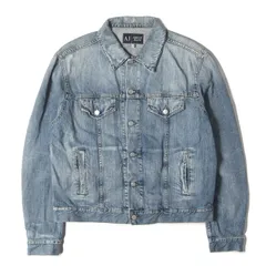 ARMANI JEANS アルマーニ ジーンズ ジャケット インディゴ サイズ:54 | スラブデニム トラッカー ジャケット | イタリア製 | アウター Gジャン ブルゾン 上着【メンズ】【中古】のサムネイル