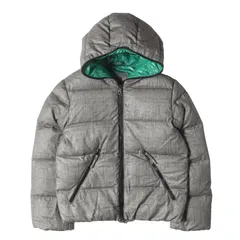 DUVETICA デュベティカ ジャケット グレー サイズ:44 | グレンチェック ダウンジャケット (6W Dionisio W) | アウター ブルゾン 上着【メンズ】【中古】