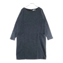 BEAMS HEART (ビームス ハート) 43-26-1288-213 ポリレーヨン ニットワンピース ダークグレー レディース