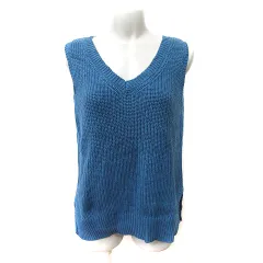 ビームスハート BEAMS HEART ベスト ニット プルオーバー 紺 ネイビー /YI