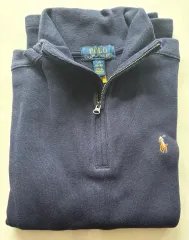 ポロラルフローレン 正規品 ニット ハーフジップアップ / 1回試着 / レディース 44-55