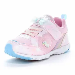 ★ムーンスター★SUPERSTAR(スーパースター) ガールズ モヤキッズ LV1251スニーカー ピンク18.0センチ