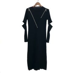 UNITED TOKYO ユナイテッドトウキョウ 2wayジップワンピース サイズ:FREE リブニット 143110001   ブラック  / 240002232433