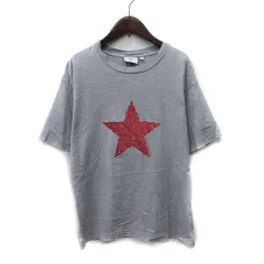 コンバース CONVERSE Tシャツ カットソー 半袖 3 M～L グレー /YI