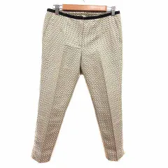 インコテックス INCOTEX スラックスパンツ 総柄 40 L ベージュ /YK