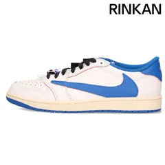 ナイキ ×トラヴィススコット Travis Scott  AIR JORDAN 1 LOW OG SP FRAGMENT DM7866-104 エアジョーダン1ローセイルミリタリーブルースニーカー メンズ 28.5cm
