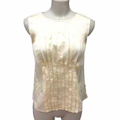 イエナ IENA ブラウス ノースリーブ アイボリー 白 ホワイト /YK