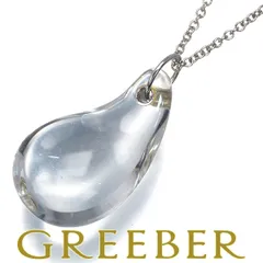 ティファニー ネックレス クォーツ ティアドロップ Pt950 #186014