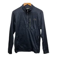 THE NORTHFACE ザ ノースフェイス ハーフジップフリースジャケット サイズS ダークネイビー ポリエステル ヨルダン製 アウトドア アメカジ 古着