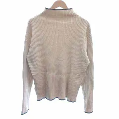 フリークスストア FREAKS STORE ニット セーター ハイネック 長袖 F ベージュ /YK
