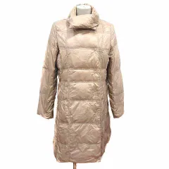 コムサイズム COMME CA ISM ダウンコート ナイロン 総裏地 M ベージュ /YK