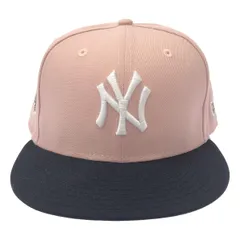 NEWERA ニューエラ ニューヨークヤンキースキャップ  ピンク×ネイビー