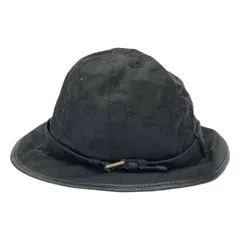 GUCCI グッチ GGナイロンバケットハット  ブラック L
