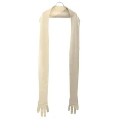 LOEWE ロエベ Cashmere Bill Logo Print Muffler マフラー  アイボリー ベージュ