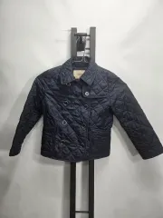 バーバリー キッズ キルティング ジャケット ネイビー 4y