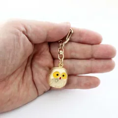 ふくろう キーホルダー 鈴 かわいい ゴールド 日本製 すず 鍵 財布 バッグ 日本 お土産 敬老の日 誕生日 プレゼント