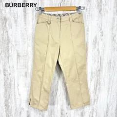 BURBERRY LONDON バーバリーロンドン ホースロゴ刺繍 サイドスリット ノバチェック パンツ 150cm