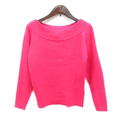 トランテアン ソン ドゥ モード 31 Sons de mode ニット セーター 長袖 リブ アンゴラ混 36 S ピンク /MN