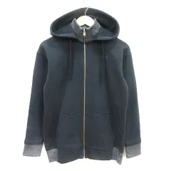 アンダーアーマー UNDER ARMOUR パーカー ジップアップ ロゴプリント 裏起毛 M 黒 ブラック /MN