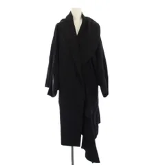 ヨウジヤマモト YOHJI YAMAMOTO スプリングコート ドルマンスリーブ ロング 2 黒 /KHのサムネイル