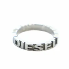 ディーゼル DIESEL 指輪 リング アクセサリー ロゴ 19号 シルバー色 ■GY18 /MQ