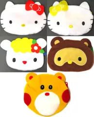 【中古】バッグ 全5種セット 「ハローキティ なかよし!ふわふわフェイスポーチ」