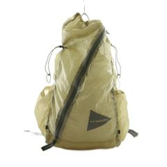 アンドワンダー and wander シル デイパック SIL DAYPACK リュックサック ベージュ グレー /SS ■OS