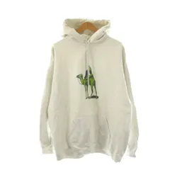 ヴェトモン ベトモン VETEMENTS SILK ROAD プルオーバ―パーカー19-20年 スウェット L ホワイト グリーン チャコール /ES ■OS ■SHのサムネイル