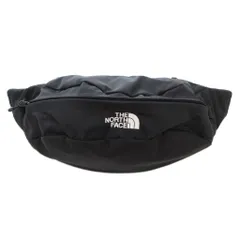 ザノースフェイス THE NORTH FACE 美品 スウィープ ウエストバッグ ロゴ刺繍 ナイロン 黒 ブラック NM72304 /AE ■GY18