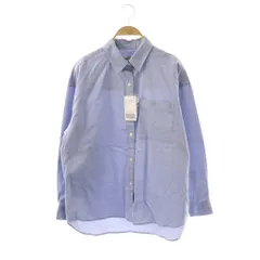 ジャーナルスタンダード レリューム JOURNAL STANDARD relume 25AW オーバーサイズシャツ F ブルー /ES ■OS