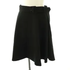 トゥービーバイアニエスベー To b. by agnes b. フレアスカート ひざ丈 38 ブラック /ES