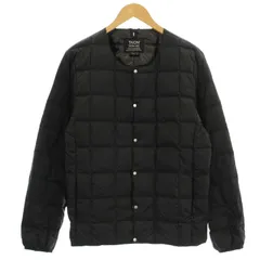 タイオン TAION 体温 ベーシッククルーネックダウン インナーダウンジャケット L 黒 ブラック /☆G