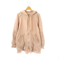トゥービーシック TO BE CHIC フリルジップパーカー ジャケット III くすみピンク ビーズ装飾 長袖 /RP ■OSのサムネイル