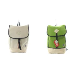 チャムス CHUMS Reversible Back Pack Sweat Nylon リバーシブル バックパック スウェット ナイロン リュックサック Green Ecru グリーンエクリュ 黄緑 ベージュ /RI ■OS