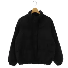 ナノユニバース nano universe ジャケット 中綿 アウター ジップアップ スナップボタン M 黒 /NR