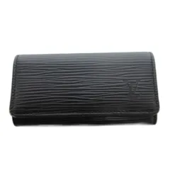 ルイヴィトン LOUIS VUITTON エピ ミュルティクレ キーケース LVロゴ 4連 黒 ブラック M63822 /FF