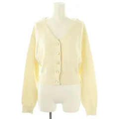 スナイデル SNIDEL 25SS シンプルカーディガン ニット 長袖 F オフホワイト /HK ■OS