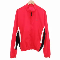 ナイキ NIKE ウーブン バスケットボールジャケット ブルゾン フルジップ ロゴ M 赤 レッド /AE