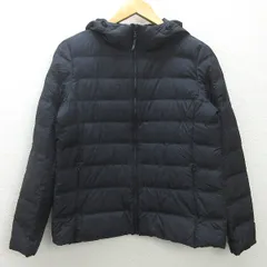 U■ユニクロ/UNIQLO ウルトラライトダウンジャケット【L】黒/LADIES/S18【中古】■